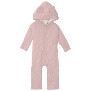Kickee Pants Quilted Coverall with Sherpa-Lined Hood